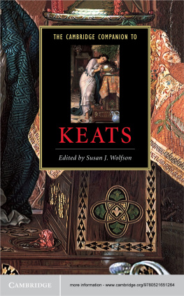 Wolfson Susan J. - The Cambridge Companion to Keats