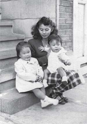 The author his mother and his cousin Sherry Lee on the steps of Sherrys John - photo 8