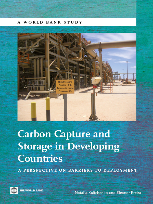 A WORLD BANK STUDY Carbon Capture and Storage in Developing Countries A - photo 1