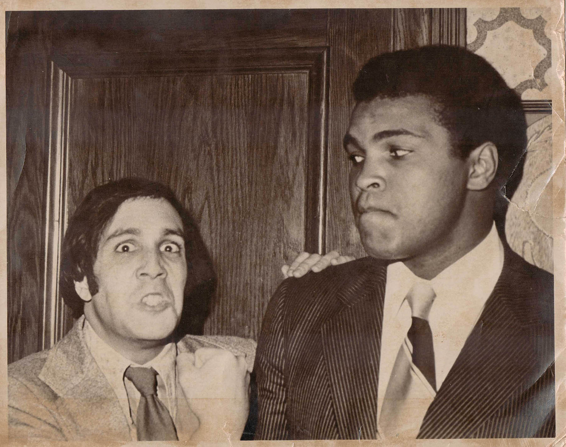 Muhammad Ali cant believe Im challenging him Apter Chat time in 1971 with - photo 5