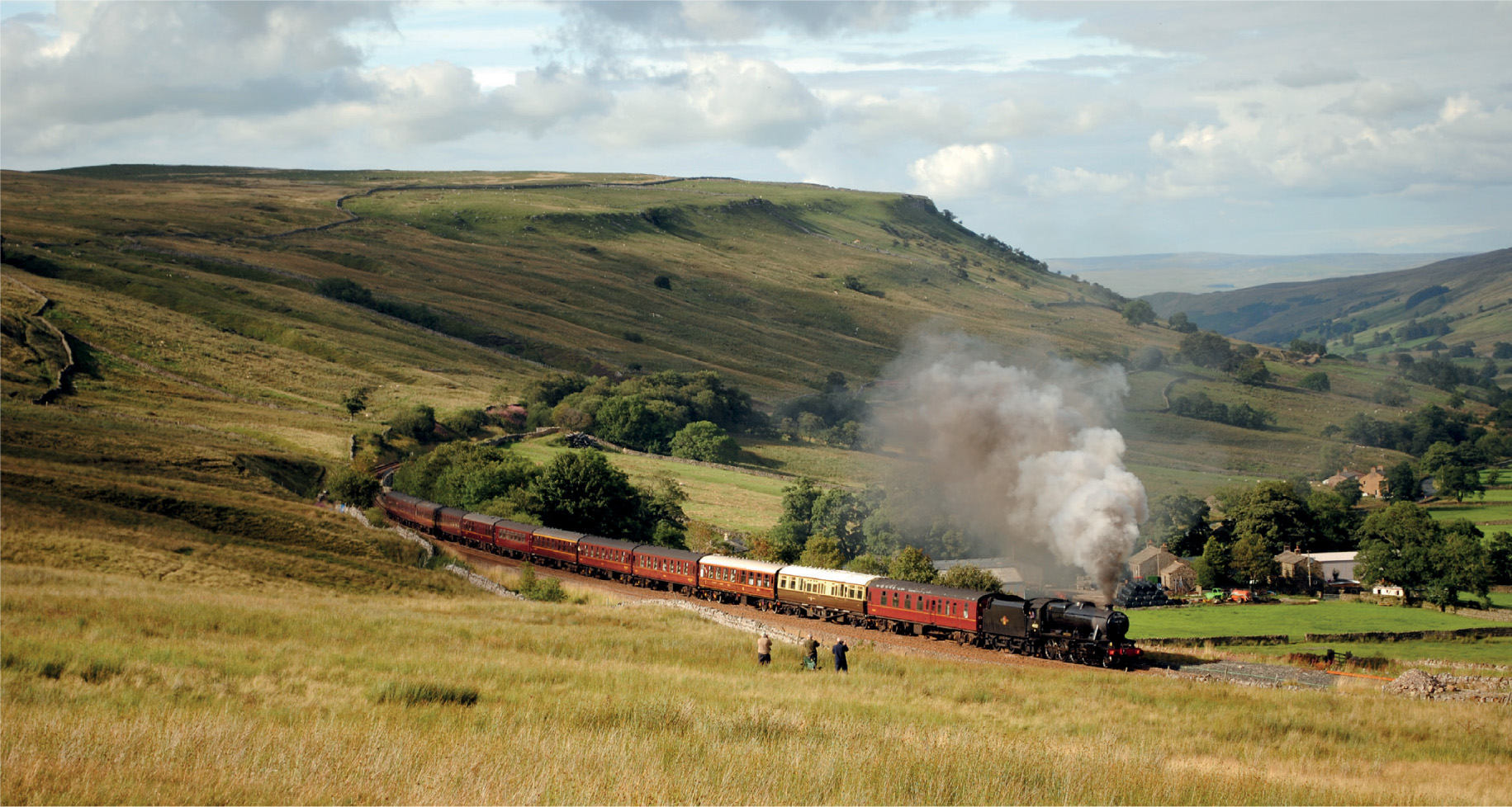 The perfect image of a steam train set in the British landscape The rural - photo 2