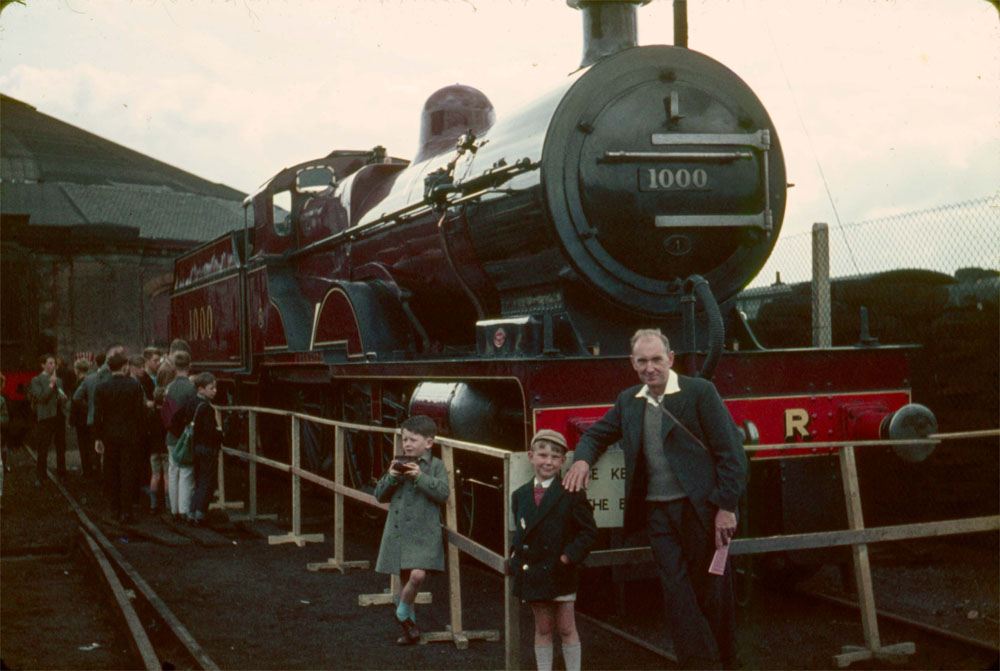 Aged six with my father at the 1962 Derby Locomotive Works Open Day Railways - photo 2