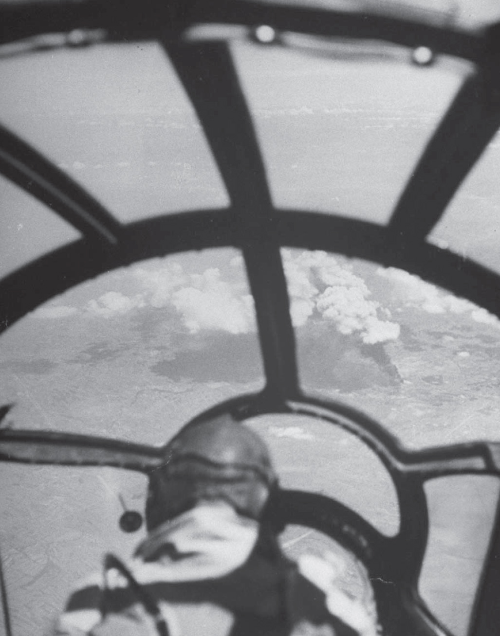 A view from the forward cockpit of a B29 Superfortress during a bombing raid - photo 3