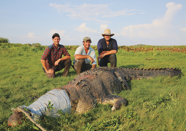 An 18-foot monster crocodile caught during filming for season three of Outback - photo 6