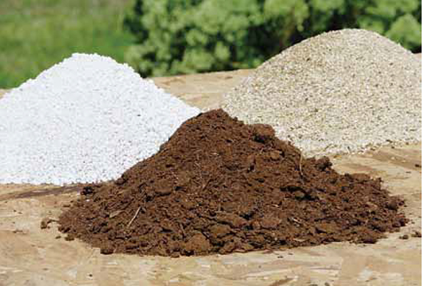 Some examples of lightweight aggregates From left to right are perlite peat - photo 8