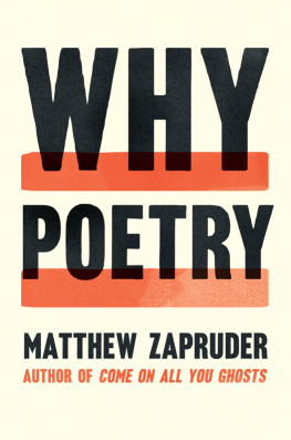 Zapruder - Why Poetry