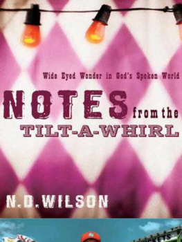 Wilson Notes From The Tilt-A-Whirl