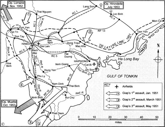 The Red River delta Viet Minh operations in the High Region winter 1952 - photo 6