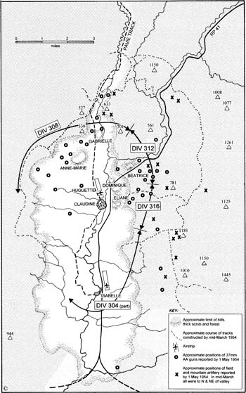 Approximate deployment of Viet Minh siege army at Dien Bien Phu Dien Bien - photo 11