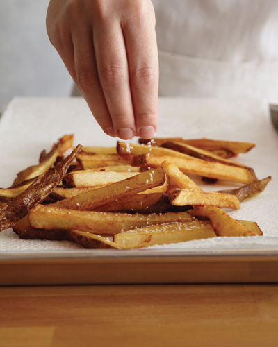 Thrice-Cooked Fries Time 1 hr active 3 hr total Makes 4 servings 4 large - photo 9