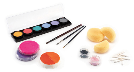 Paints Use water-based theatrical makeup that is hypoallergenic and nontoxic - photo 4