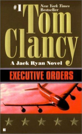 Tom Clancy Executive Orders (Jack Ryan)