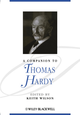 Wilson Keith Student companion to Thomas Hardy