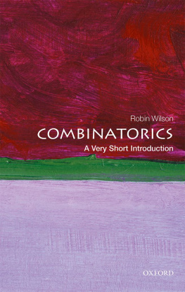 Wilson - Combinatorics: A Very Short Introduction