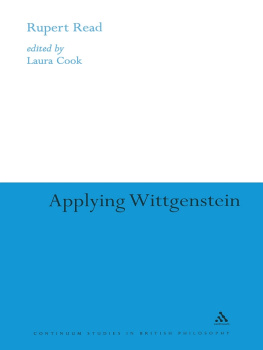 Wittgenstein Ludwig Applying Wittgenstein