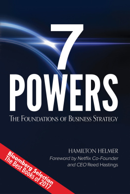 Hastings Reed - 7 Powers: the Foundations of Business Strategy