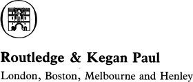 First published in 1982 by Routledge Kegan Paul Ltd 39 Store Street - photo 4