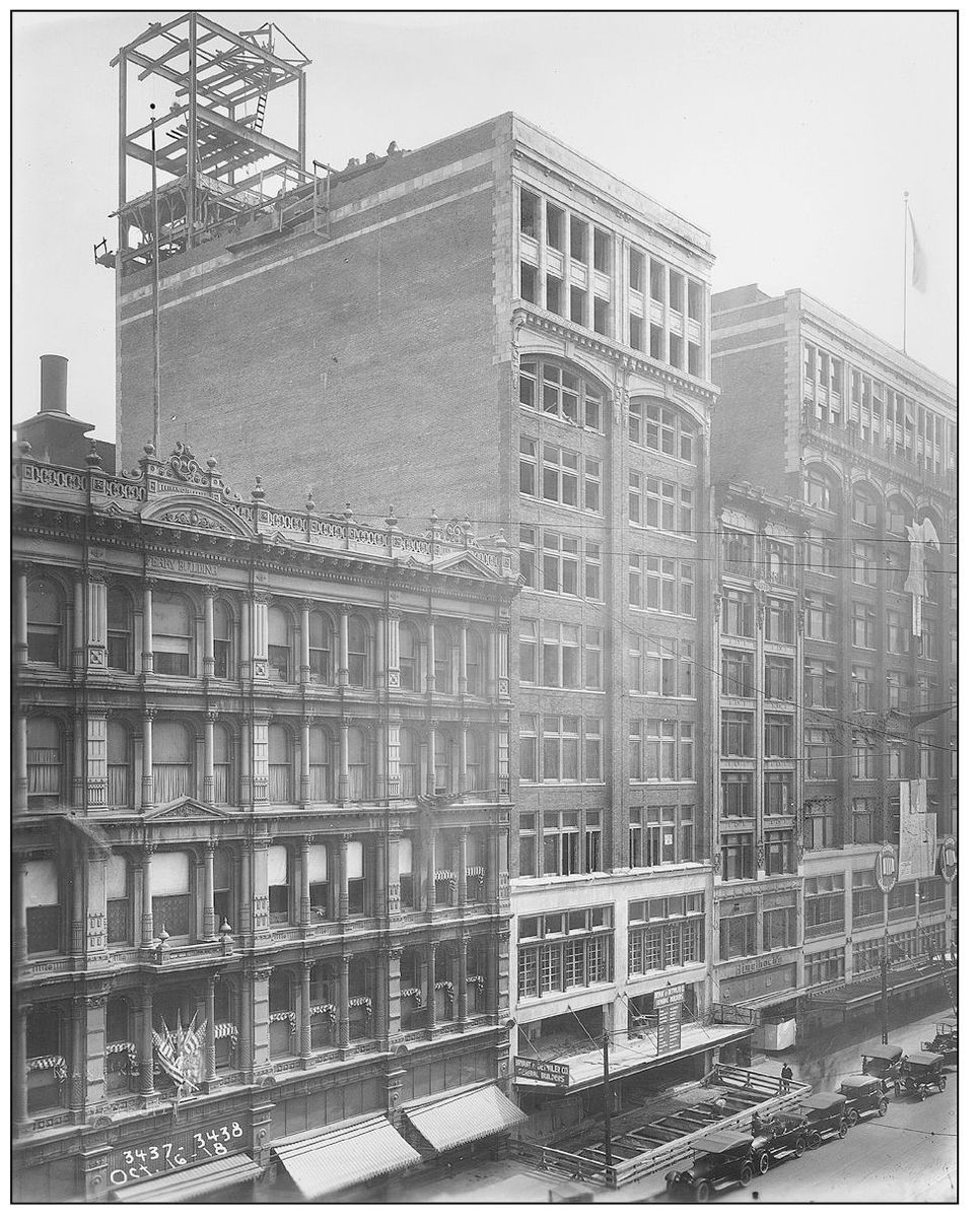 LOOKING SOUTH ON WOODWARD AVENUE 1918 Yet another Woodward parcel is secured - photo 5