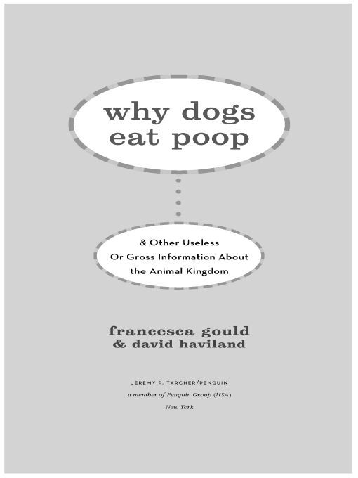 Table of Contents Other books by Francesca Gould Why You Shouldnt Eat Your - photo 1