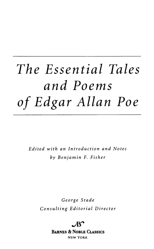 Table of Contents From the Pages of The Essential Tales and Poems of Edgar - photo 1