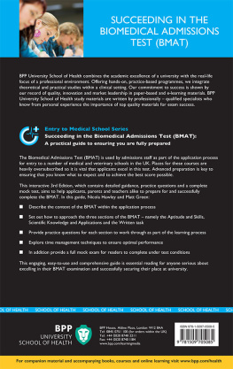 Hawley - Succeeding in the Biomedical Admissions Test