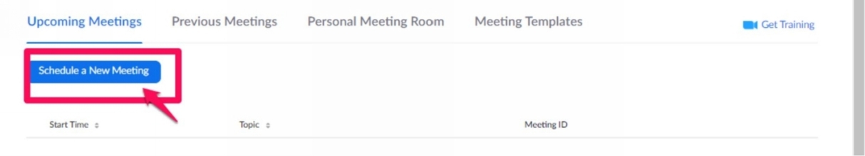 Scheduling a New Meeting Access Previous Meetings Access a Personal - photo 2