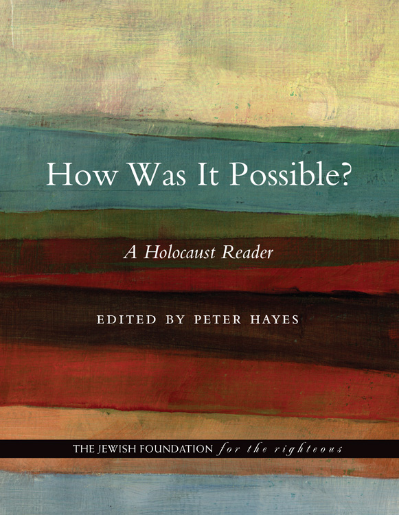 Peter Hayes has assembled an outstanding collection of texts addressing what is - photo 1