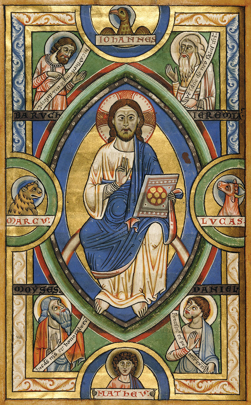 Christ in Majesty surrounded by the four Evangelists and Old Testament - photo 3