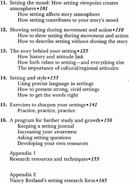 CHAPTER 1 WHY SETTING IS IMPORTANT Setting is a topic seldom discussed at - photo 2