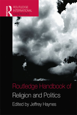 Haynes - Routledge Handbook of Religion and Politics