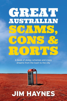 Haynes - Great Australian scams, cons & rorts