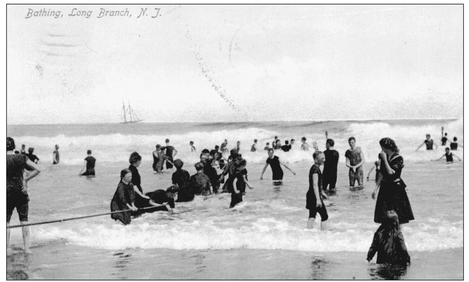 Dated 1907 this postcard shows a delighted group of waders cooling off at the - photo 7