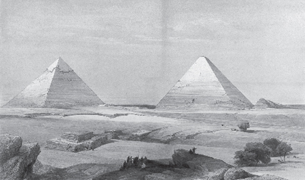 Fig I2 Pyramids at Giza Egypt Louis Haghe Wellcome Library London - photo 5