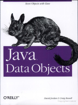 David Jordan Java data objects