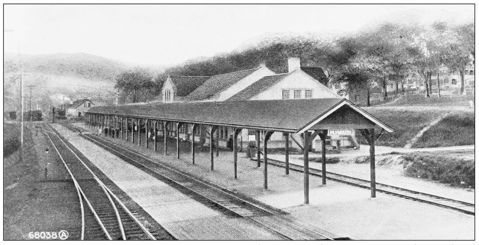 THE PLYMOUTH RAILROAD STATION 1930s At the foot or the opening from the - photo 6