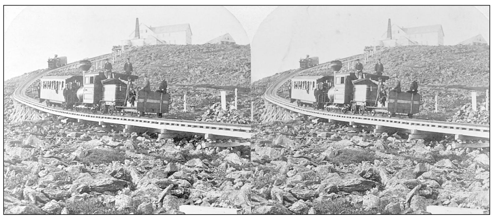 THE SUMMIT OF MOUNT WASHINGTON AND THE COG RAILWAY C 1870S The majestic cone - photo 3