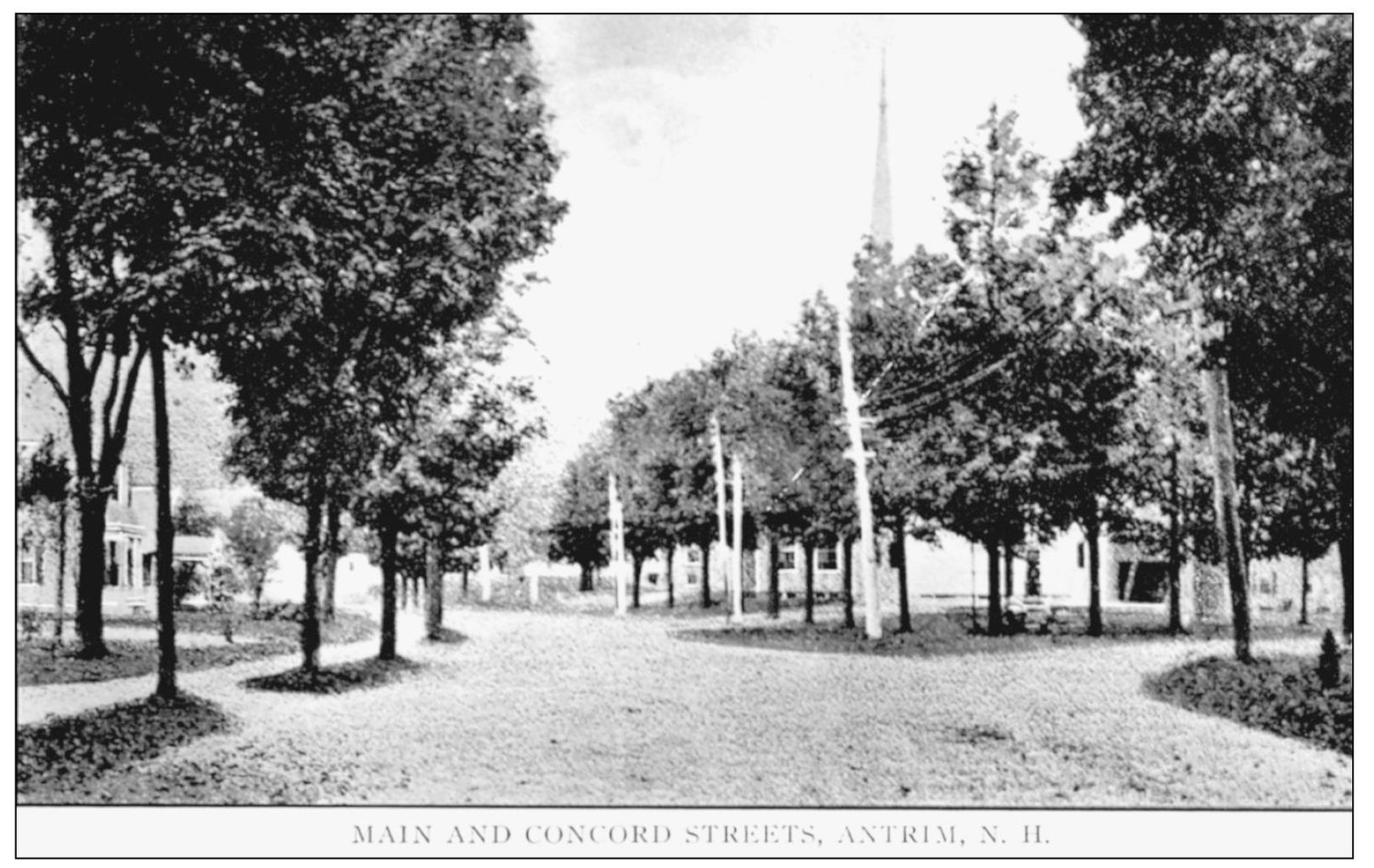 Seen here are the main street and business district in Antrim in 1905 Antrim - photo 8