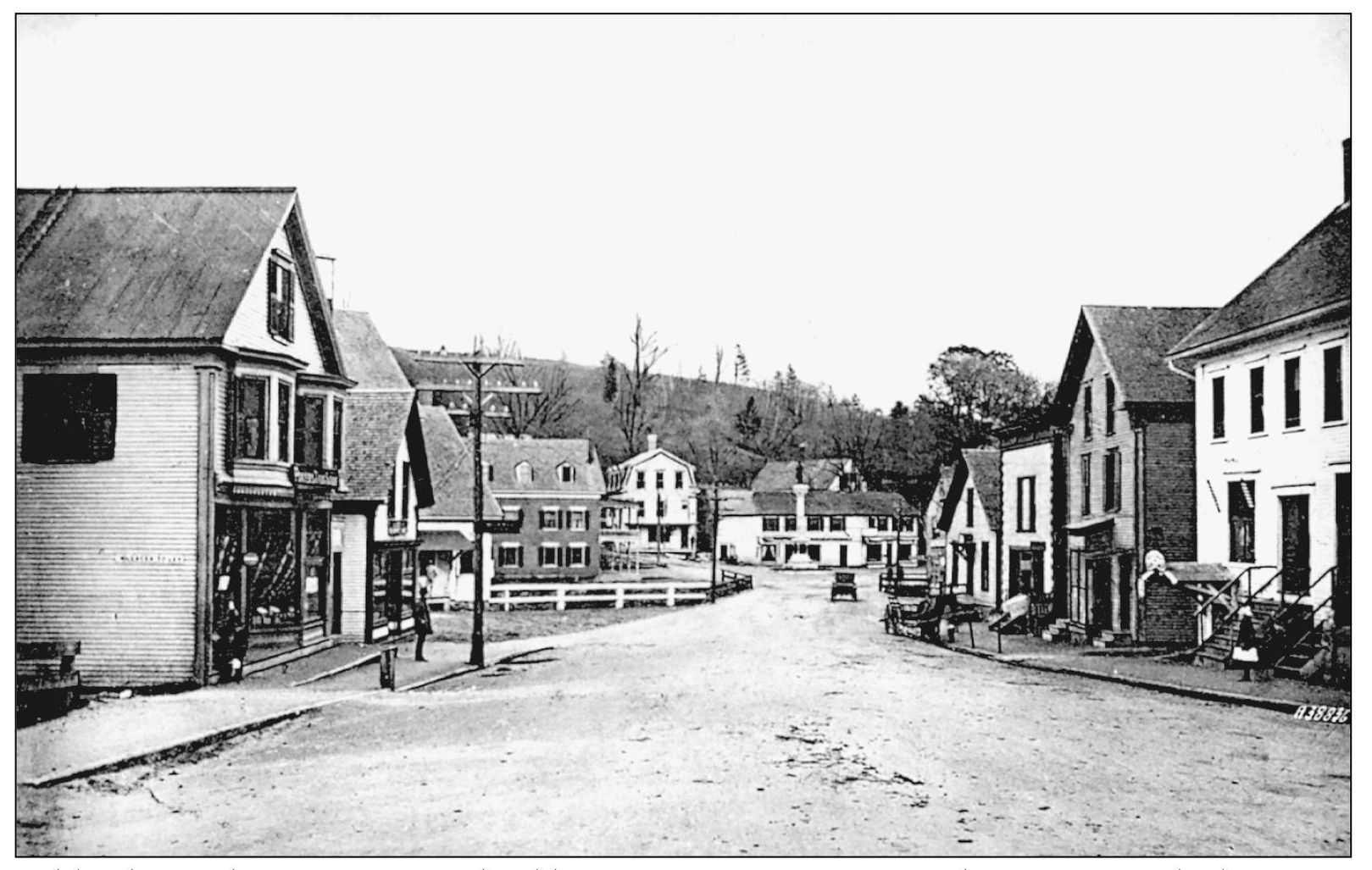 Ashlands South Main Street and Soldiers Monument are seen in this 1900s view - photo 10