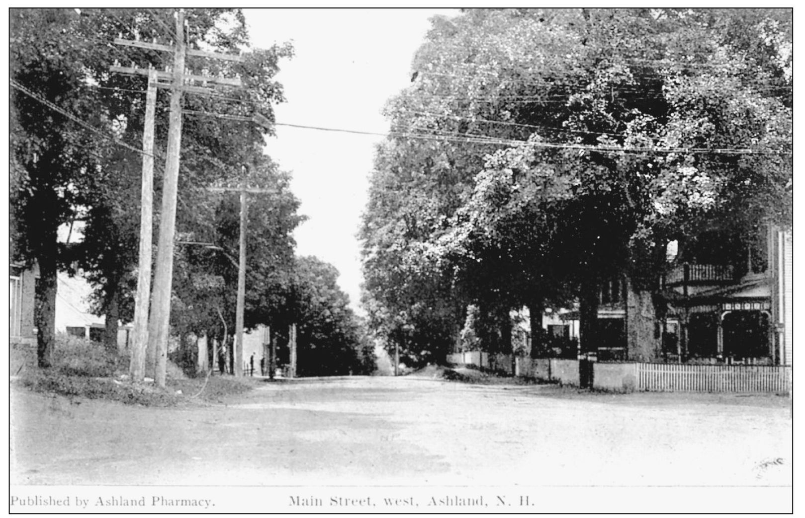 This early-1900s view of Main Street looks west toward the residential section - photo 12