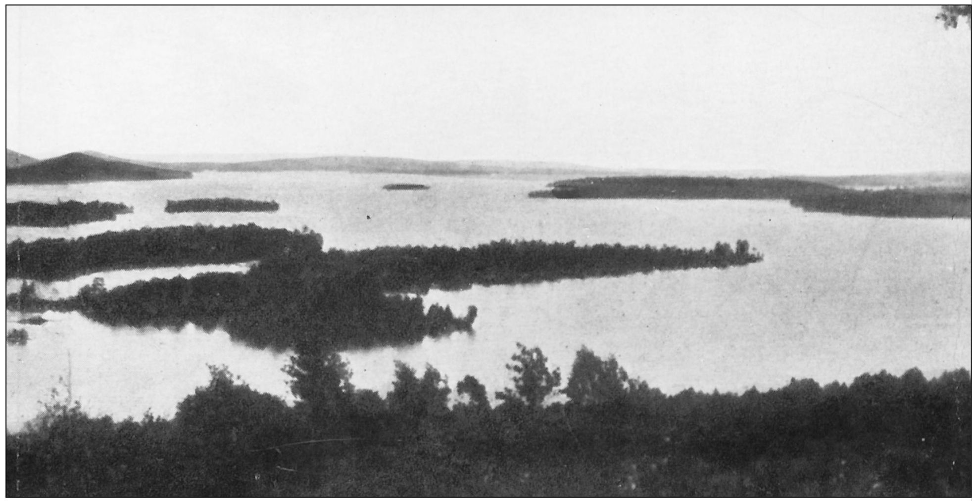 A panoramic view of Lake Winnipesaukee looking northwest from Wolfeboro In the - photo 5