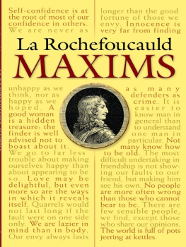 Heard John - La Rochefoucauld Maxims