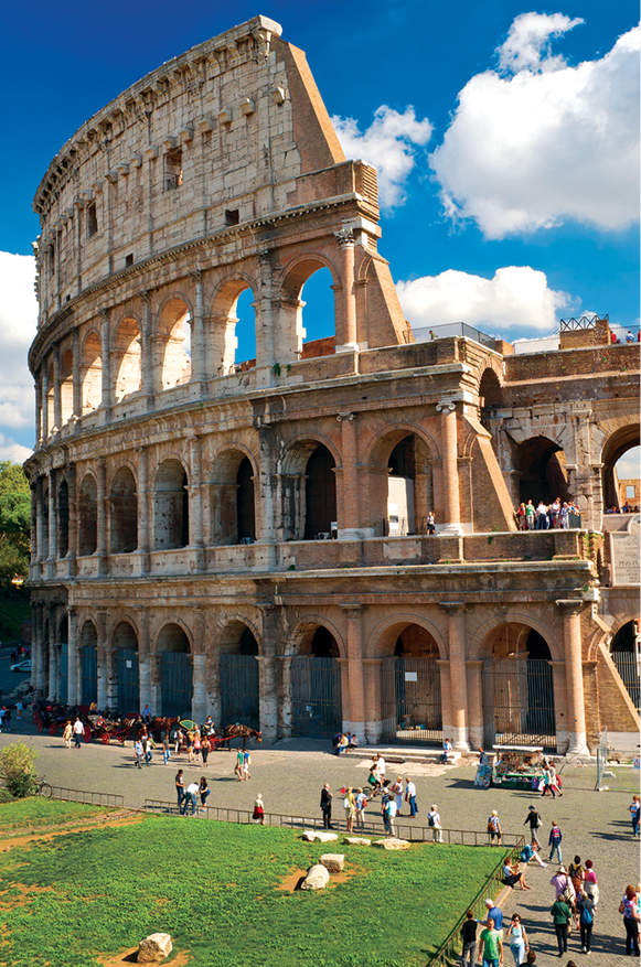 The Roman Colosseum inaugurated in ad 80 was once the site of bloody - photo 10