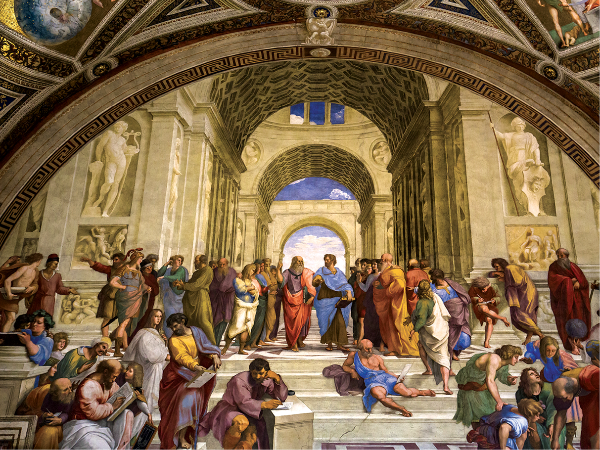 The School of Athens by Raphael Sanzio adorns the Stanze di Raffaello Raphael - photo 14