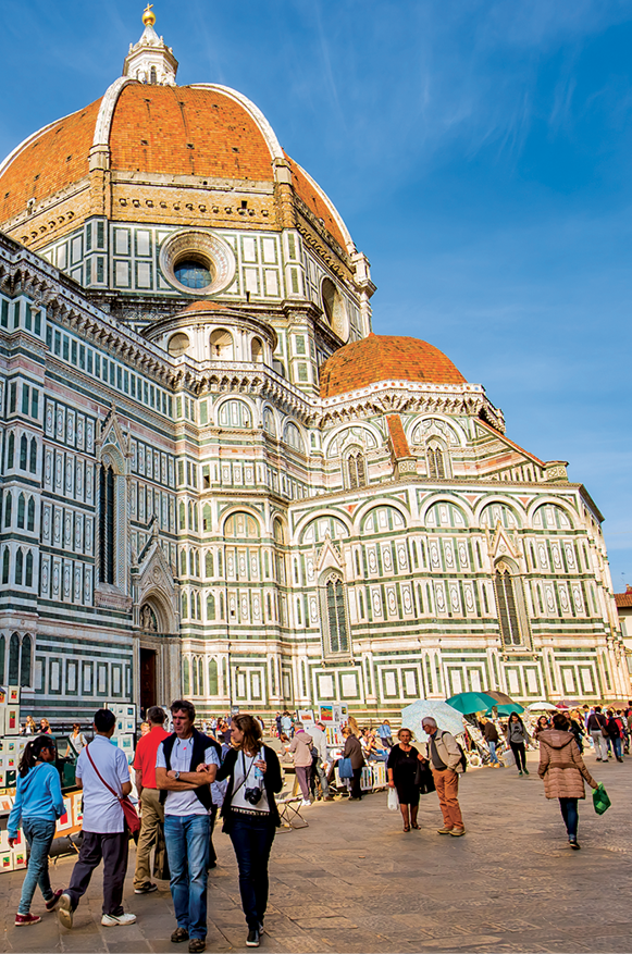 Florences Duomo with its elaborate 19th-century facade is topped by - photo 21