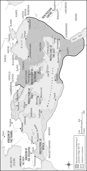 MAP 2 The Conquests of Justinian MAP 3 Constantinople in the Age of Justinian - photo 7