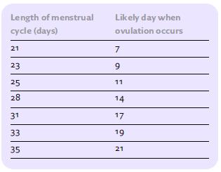 The optimum time of fertility A woman is at her most fertile in the days around - photo 4