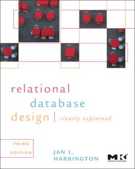 Harrington - Relational Database Design and Implementation