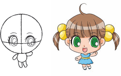 EXTREME CHIBI HEAD TWICE AS TALL AS BODY EVERYONE CAN BE CHIBIFIED Ever - photo 9