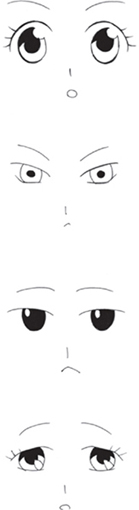 REGULAR SHOUJO Glossary of Manga Eyes Theres no single right way to draw - photo 14