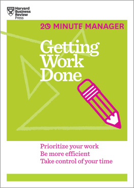 Harvard Business Review - Getting Work Done